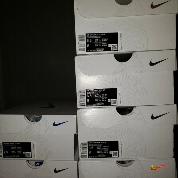 New Men's Nike Air Vapormax 2019 SE Wolf Grey Blue - Picture 7 of 8